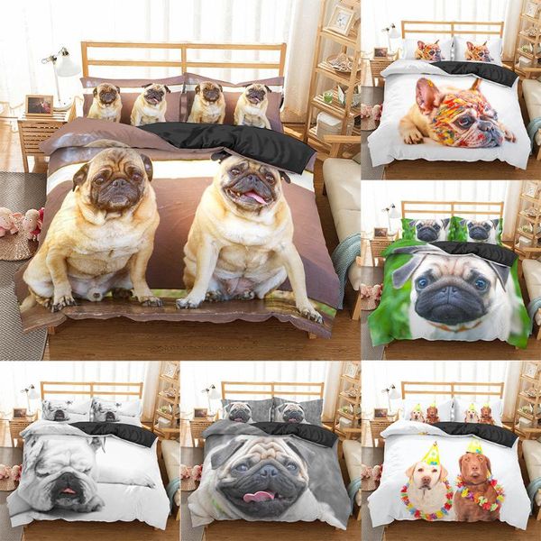 bedding sets 2021 3d pug dog set kids duvet cover king size puppy dogs home textiles quilt with pillowcase
bedding sets 2021 3d pug dog set kids duvet cover king size puppy dogs home textiles quilt with pillowcase