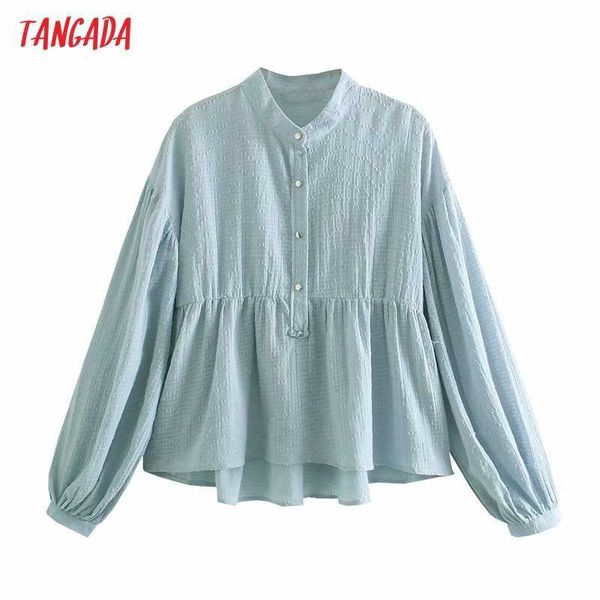 tangada women vintage solid plaid loose cotton shirt long sleeve chic female casual shirt 4m148 210609, White
tangada women vintage solid plaid loose cotton shirt long sleeve chic female casual shirt 4m148 210609, White