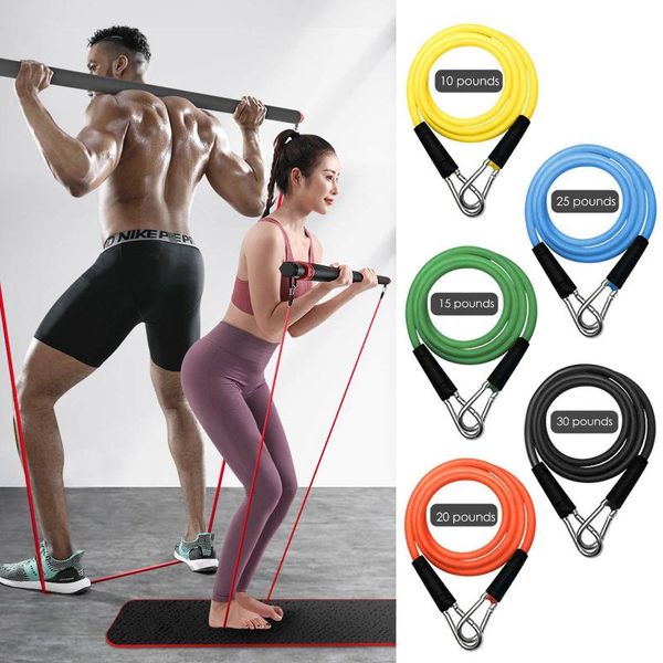 elastic resistance bands adjustable band women men fitness chest muscle training high pull rope home gym equipment
elastic resistance bands adjustable band women men fitness chest muscle training high pull rope home gym equipment