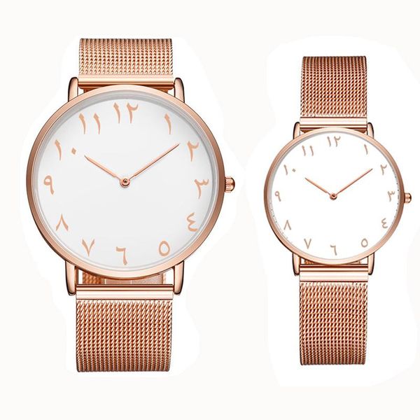 wristwatches cl014 arabic numbers custom mens watches personalized mesh band women rose gold own language dial writing clock, Slivery;brown
wristwatches cl014 arabic numbers custom mens watches personalized mesh band women rose gold own language dial writing clock, Slivery;brown