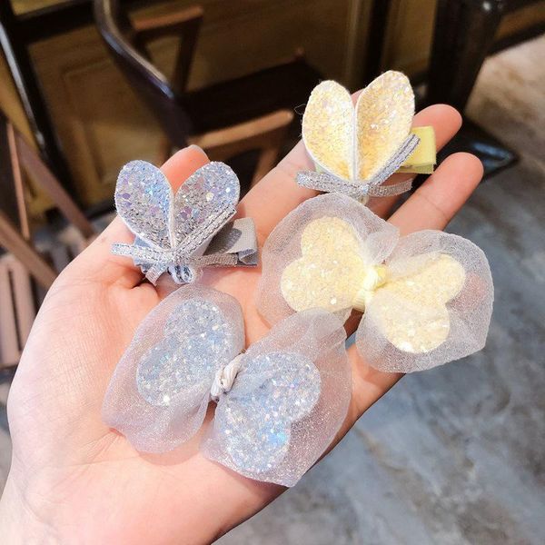 hair accessories bow hairpin children's headdress ears safe and not hurting baby, Slivery;white
hair accessories bow hairpin children's headdress ears safe and not hurting baby, Slivery;white