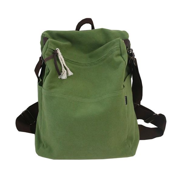 school bags multi purpose backpack, korean version, schoolbag, female, large capacity canvas single shoulder diagonal travel retro backpack
school bags multi purpose backpack, korean version, schoolbag, female, large capacity canvas single shoulder diagonal travel retro backpack