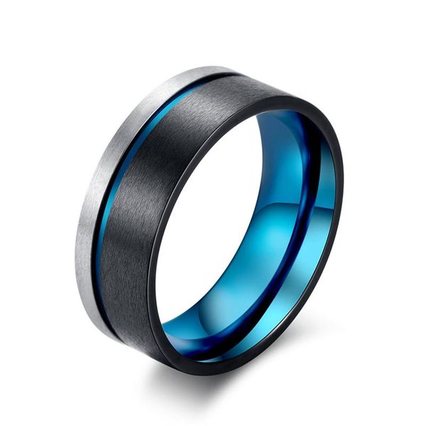 wedding rings 2021 fashion 8mm stainless steel jewelry anillos mujer simple style blue color tripe engagement for women band, Slivery;golden
wedding rings 2021 fashion 8mm stainless steel jewelry anillos mujer simple style blue color tripe engagement for women band, Slivery;golden