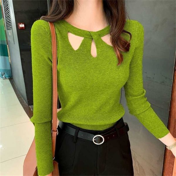 women's o-neck slim stretch small pullover hollow solid color sweater bottoming shirt ladies autumn winter 211217, White;black
women's o-neck slim stretch small pullover hollow solid color sweater bottoming shirt ladies autumn winter 211217, White;black