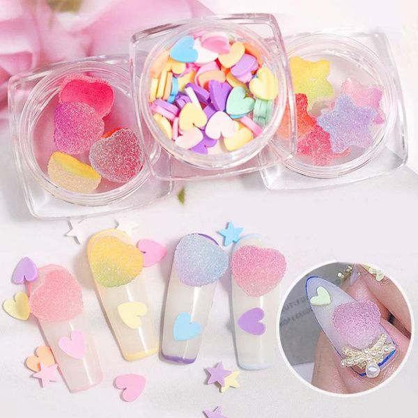 nail art decorations 10pcs 3d heart star gradient colorful soft fudge designs sweet candy diy accessories for nails manicure, Silver;gold
nail art decorations 10pcs 3d heart star gradient colorful soft fudge designs sweet candy diy accessories for nails manicure, Silver;gold