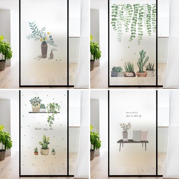 plant potted pattern kitchen window glass toilet bathroom film peep-proof frosted grille anti-light stickers
plant potted pattern kitchen window glass toilet bathroom film peep-proof frosted grille anti-light stickers