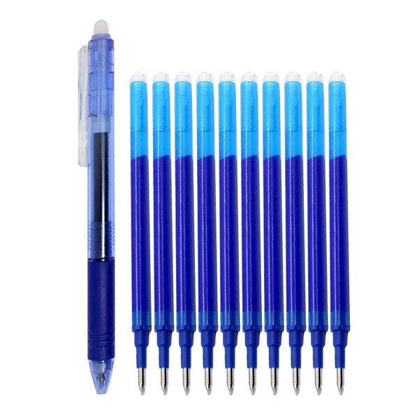 ballpoint pens 11pcs/lot 0.5mm erasable pen set blue/black/green/red ink magic refill for school office student writing tool, Blue;orange
ballpoint pens 11pcs/lot 0.5mm erasable pen set blue/black/green/red ink magic refill for school office student writing tool, Blue;orange