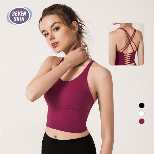 lightweight soft fitness bras workout gym sports bra women naked-feel crop athletic backless yoga underwear clothing, White;black
lightweight soft fitness bras workout gym sports bra women naked-feel crop athletic backless yoga underwear clothing, White;black