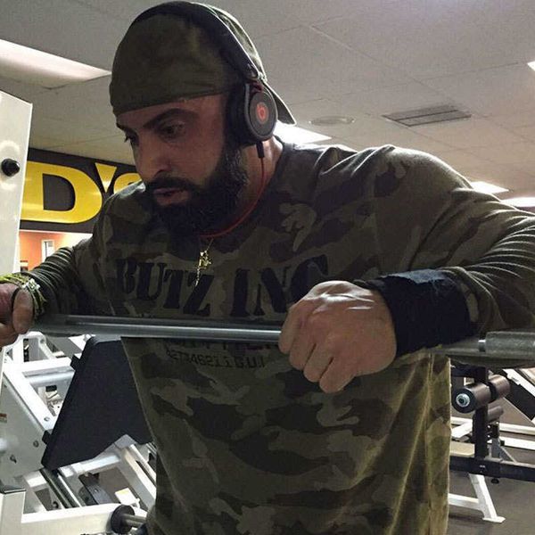 men's brother muscle tracksuits autumn and winter leisure sports fitness camouflage sweater man, Gray
men's brother muscle tracksuits autumn and winter leisure sports fitness camouflage sweater man, Gray