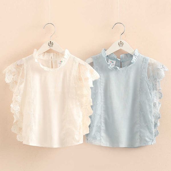 summer design2 3 4 6 8 9 10years thin sweet cute solid color lace patchwork blouse baby kids girls sleeveless shirt 210529, White;black
summer design2 3 4 6 8 9 10years thin sweet cute solid color lace patchwork blouse baby kids girls sleeveless shirt 210529, White;black