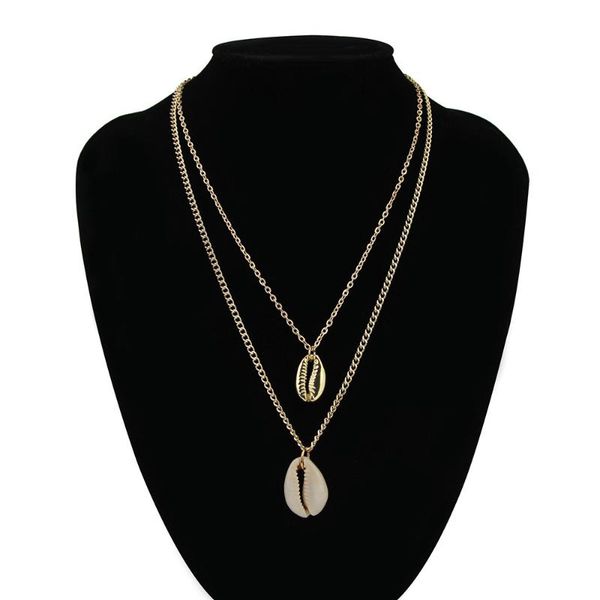 two layered seashell necklaces&pendants for women bohemian jewelry gold ocean shell necklaces chain necklace sne190088 chains, Silver
two layered seashell necklaces&pendants for women bohemian jewelry gold ocean shell necklaces chain necklace sne190088 chains, Silver