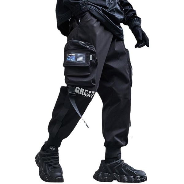 men's pants fashion joggers cargo men ribbons pocket harem trouser sweatpants hip hop harajuku streetwear casual pant sports green, Black
men's pants fashion joggers cargo men ribbons pocket harem trouser sweatpants hip hop harajuku streetwear casual pant sports green, Black