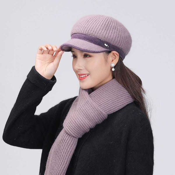 autumn and winter middle-aged elderly women's duck tongue hat cold proof warm knitted wool outdoor leisure mother's, Blue;gray
autumn and winter middle-aged elderly women's duck tongue hat cold proof warm knitted wool outdoor leisure mother's, Blue;gray