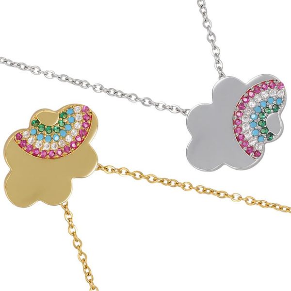 chains zhukou gold silver color rainbow cloud women necklace cubic zirconia fashion jewelry wholesale vl116
chains zhukou gold silver color rainbow cloud women necklace cubic zirconia fashion jewelry wholesale vl116