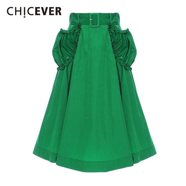 skirts chicever green skirt for women high waist patchwork ruffles designer ruched loose pockets casual mid female 2021 clothing, Black
skirts chicever green skirt for women high waist patchwork ruffles designer ruched loose pockets casual mid female 2021 clothing, Black