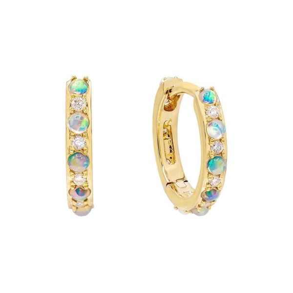 hoop & huggie original brand factory wholesale 925 sterling silver gemstone cz opal earring 2021, Golden;silver 
hoop & huggie original brand factory wholesale 925 sterling silver gemstone cz opal earring 2021, Golden;silver