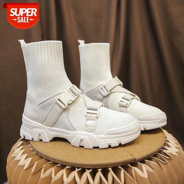 knitted elastic boots women new autumn winter british wind female high-boots slip-on female sneakers fashion buckle strap #9d65
knitted elastic boots women new autumn winter british wind female high-boots slip-on female sneakers fashion buckle strap #9d65