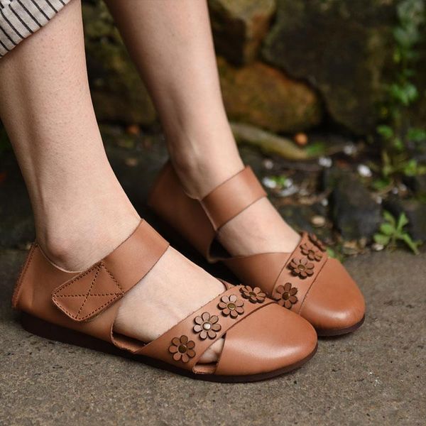 sandals artmu original genuine leather shoes women flats 2021 summer flowers closed toe ladies, Black
sandals artmu original genuine leather shoes women flats 2021 summer flowers closed toe ladies, Black