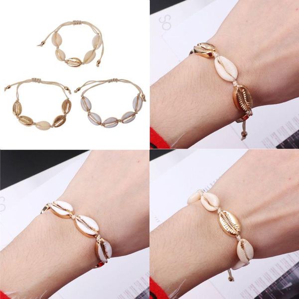 link, chain trendy cowrie shell jewelry bracelets for women nature charm easy match handmade bracelet, Black
link, chain trendy cowrie shell jewelry bracelets for women nature charm easy match handmade bracelet, Black