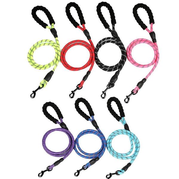 dog collars & leashes nylon leash reflective 1.5m long with comfortable padded handle durable pet traction rope
dog collars & leashes nylon leash reflective 1.5m long with comfortable padded handle durable pet traction rope