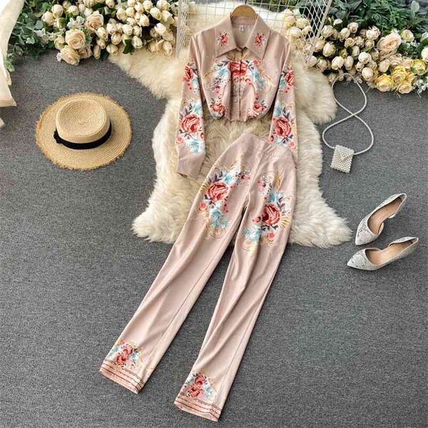 spring autumn temperament professional suit ladies shirt retro printing high waist pants fashionable two-piece uk572 210507, White;black
spring autumn temperament professional suit ladies shirt retro printing high waist pants fashionable two-piece uk572 210507, White;black