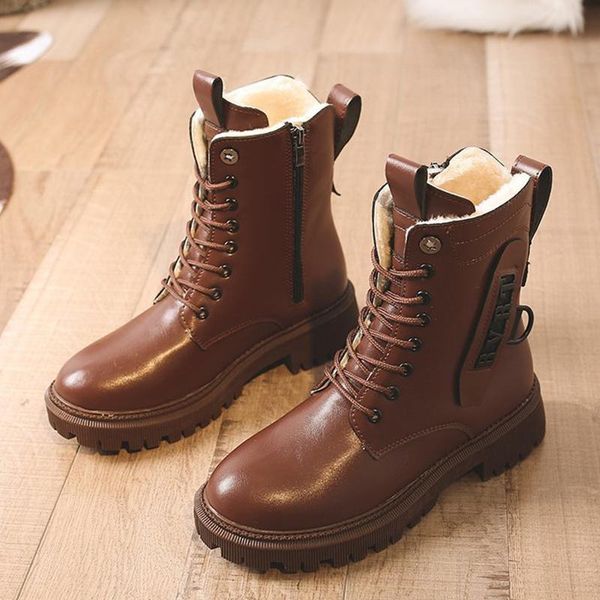 boots 2021 women ankle winter chunky platform lady warm plush zipper brown booties girls roman snow shoes, Black
boots 2021 women ankle winter chunky platform lady warm plush zipper brown booties girls roman snow shoes, Black