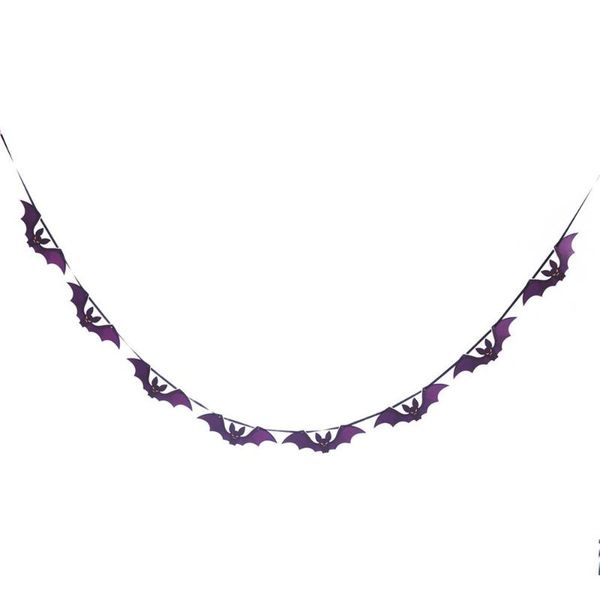 party decoration banner purple bat hanging bunting horror door garland flag for home school office
party decoration banner purple bat hanging bunting horror door garland flag for home school office