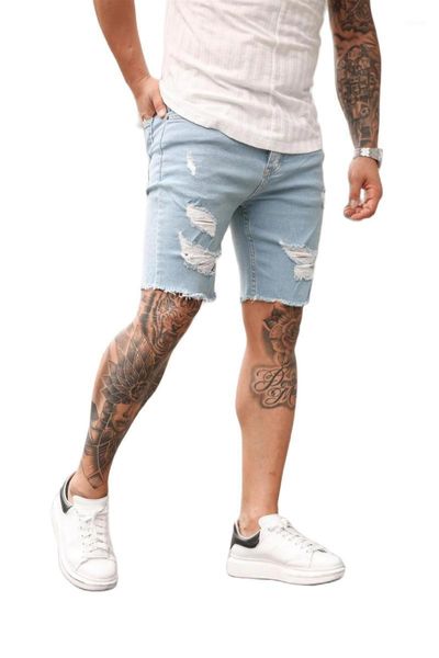men's jeans men short ripped clothing bermuda cotton shorts breathable denim male destroyed skinny hole, Blue
men's jeans men short ripped clothing bermuda cotton shorts breathable denim male destroyed skinny hole, Blue