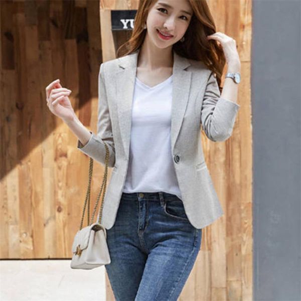 women's suits & blazers fashion korea chic autumn solid short slim business coat spring casual all-match women jackets work office lady, White;black
women's suits & blazers fashion korea chic autumn solid short slim business coat spring casual all-match women jackets work office lady, White;black