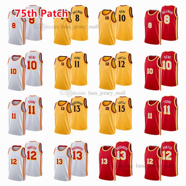 printed 75th patch city basketball jerseys danilo 8 gallinari de'andre 12 hunter trae 11 young bogdan 13 bogdanovic gorgui 10 dieng jer, Black;red
printed 75th patch city basketball jerseys danilo 8 gallinari de'andre 12 hunter trae 11 young bogdan 13 bogdanovic gorgui 10 dieng jer, Black;red