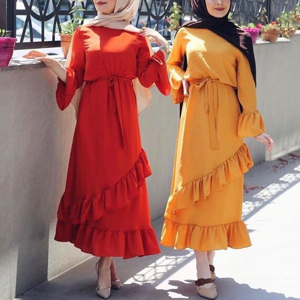 20212021 new muslim dress women dubai abaya ruffles fashion lady full sleeve islamic clothing moroccan kaftan girls maxi dresses, Red
20212021 new muslim dress women dubai abaya ruffles fashion lady full sleeve islamic clothing moroccan kaftan girls maxi dresses, Red