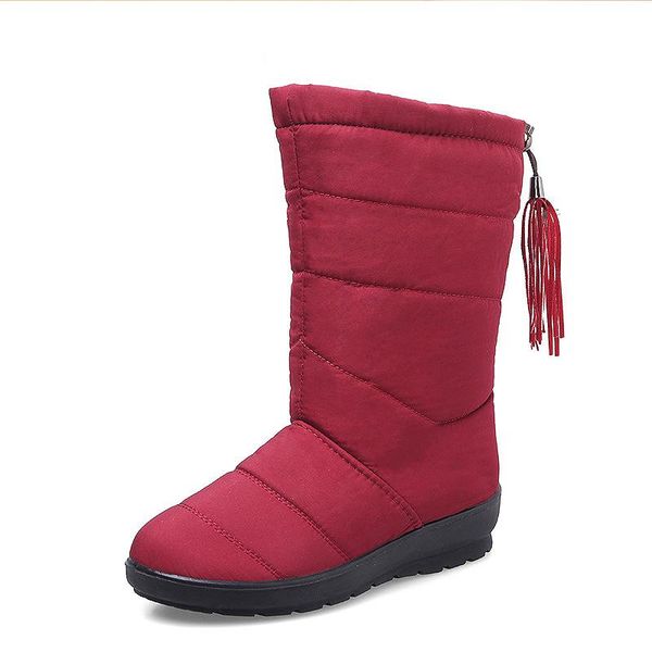 boots solid color winter women 2021 fashion comfortable flat with ankle waterproof zip snow shoes woman, Black
boots solid color winter women 2021 fashion comfortable flat with ankle waterproof zip snow shoes woman, Black