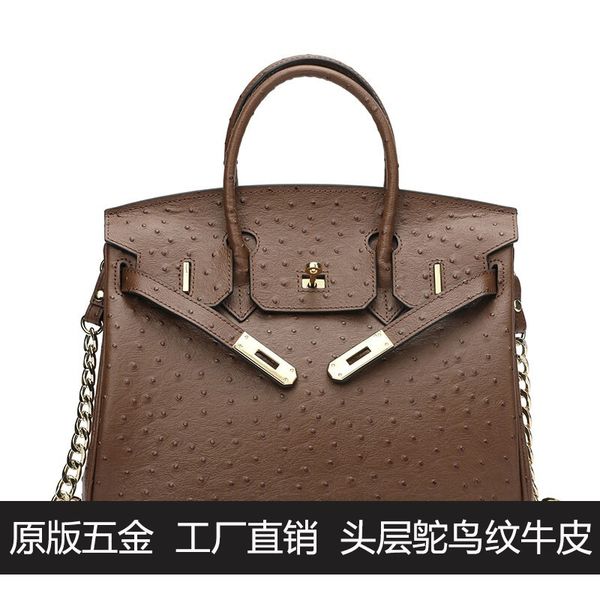h family large capacity leather ostrich 2021 new leather one shoulder messenger hand women's bag
h family large capacity leather ostrich 2021 new leather one shoulder messenger hand women's bag