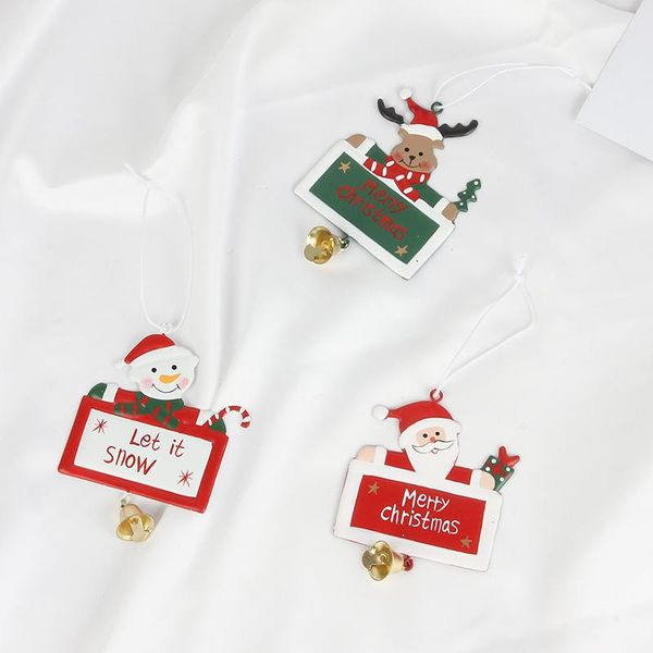 christmas decorations small pendant elk snowman articles letter printing iron decoration
christmas decorations small pendant elk snowman articles letter printing iron decoration
