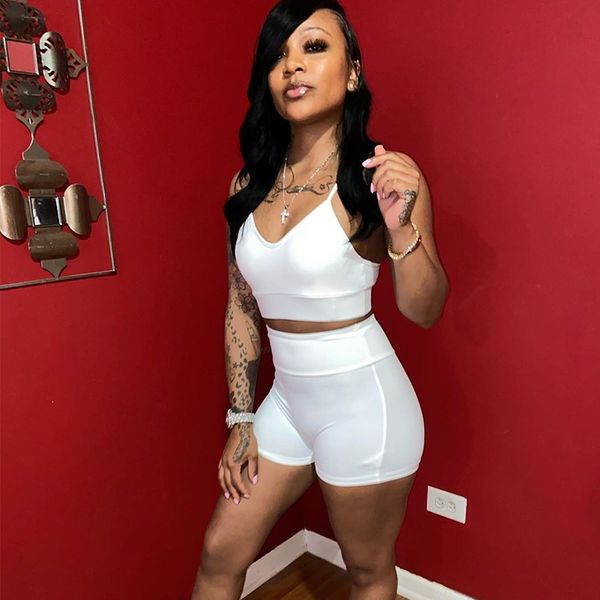 crop tracksuits women set summer clothes for women biker shorts set casual sportwear woman two piece outfit set wholesale, Black;white
crop tracksuits women set summer clothes for women biker shorts set casual sportwear woman two piece outfit set wholesale, Black;white
