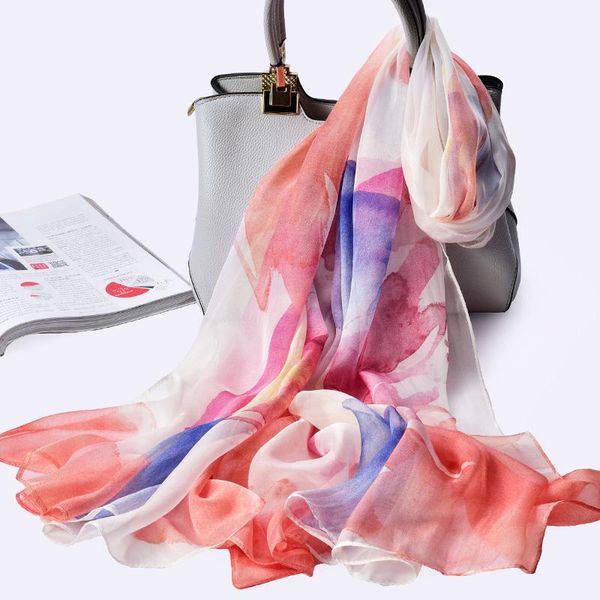 scarves 100% pure silk scarf women 2021 shawls and wraps for ladies chiffon hijab pashimina hangzhou natural, Blue;gray
scarves 100% pure silk scarf women 2021 shawls and wraps for ladies chiffon hijab pashimina hangzhou natural, Blue;gray