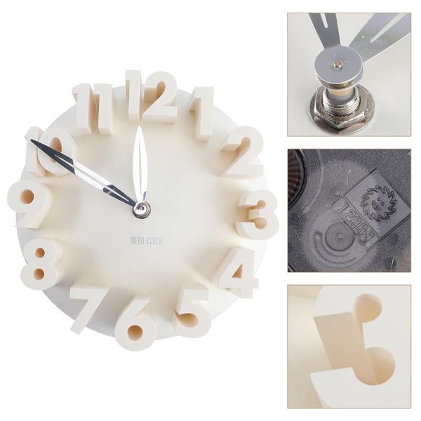 wall clocks creative digital clock household decorative living room mute decor (white without battery)
wall clocks creative digital clock household decorative living room mute decor (white without battery)