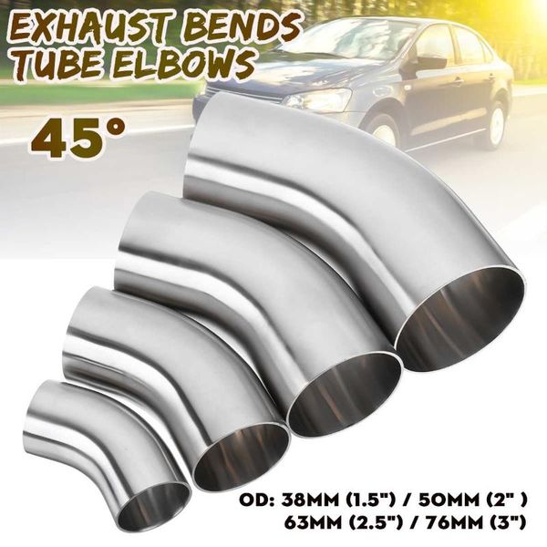 manifold & parts 1.5 / 2 2.5 3" od universal 45 degree 201 stainless steel car exhaust pipe bends tube elbows connector accessories
manifold & parts 1.5 / 2 2.5 3" od universal 45 degree 201 stainless steel car exhaust pipe bends tube elbows connector accessories