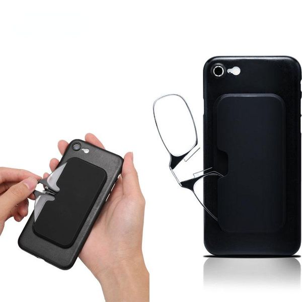sunglasses legless clamp nose reading glasses for both men and women portable case can be attached to the mobile phone +2.00, White;black
sunglasses legless clamp nose reading glasses for both men and women portable case can be attached to the mobile phone +2.00, White;black