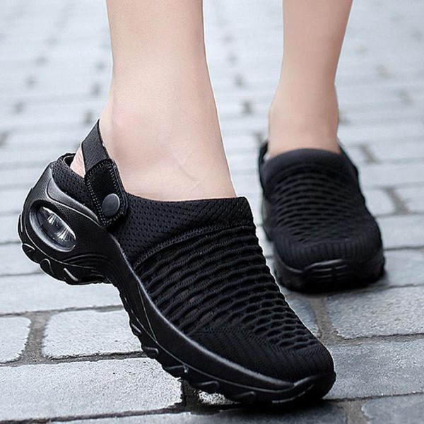 sandals 2021 women shoes casual increase cushion non-slip platform sandal for breathable mesh outdoor walking slippers, Black
sandals 2021 women shoes casual increase cushion non-slip platform sandal for breathable mesh outdoor walking slippers, Black