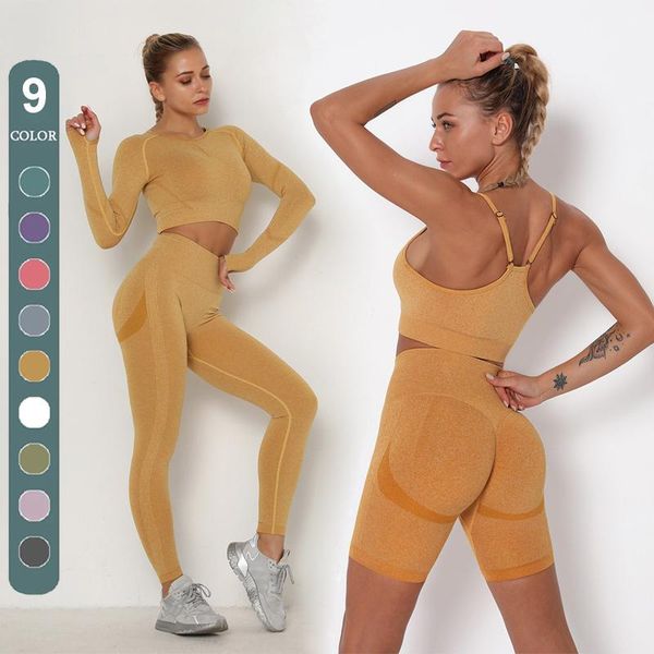 yoga outfit 2/3pcs seamless women set high waist leggings gym clothing sportswear sports bra fitness crop workout
yoga outfit 2/3pcs seamless women set high waist leggings gym clothing sportswear sports bra fitness crop workout
