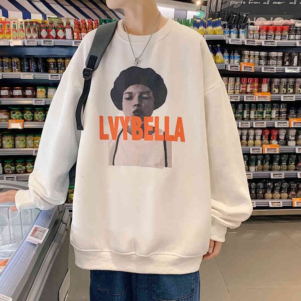 men's hoodies & sweatshirts oversized crewneck sweatshirts for korean men fashion printed teen clothes plus size harajuku streetwear ma, Black
men's hoodies & sweatshirts oversized crewneck sweatshirts for korean men fashion printed teen clothes plus size harajuku streetwear ma, Black