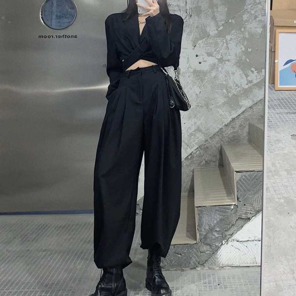 2 piece sets womens outfits ladies office notched collar long sleeve lace up short coat + high waist wide leg pants 210526, White
2 piece sets womens outfits ladies office notched collar long sleeve lace up short coat + high waist wide leg pants 210526, White
