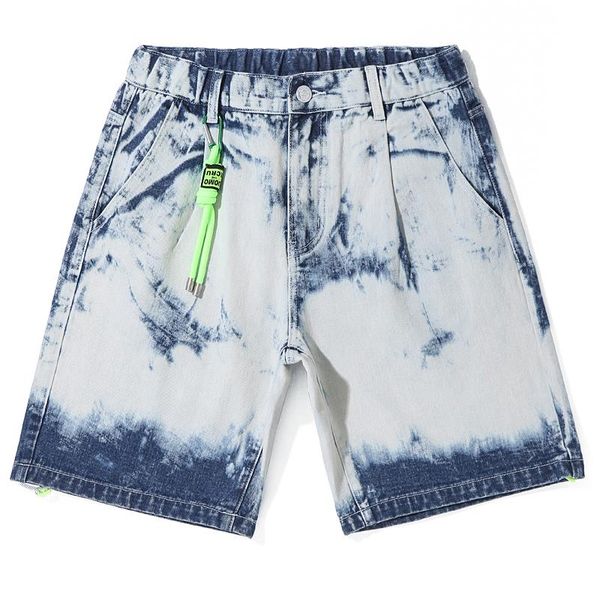 men's jeans trendy brand loose tie-dye camouflage denim shorts simple fashion casual straight plus size five-point pants, Blue
men's jeans trendy brand loose tie-dye camouflage denim shorts simple fashion casual straight plus size five-point pants, Blue