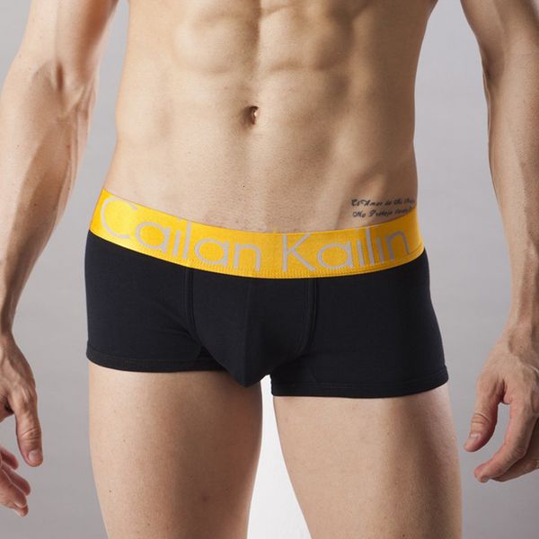 cailan kailin large sier edge boxer underwear men's u-convex cotton medium waist, Black;white
cailan kailin large sier edge boxer underwear men's u-convex cotton medium waist, Black;white