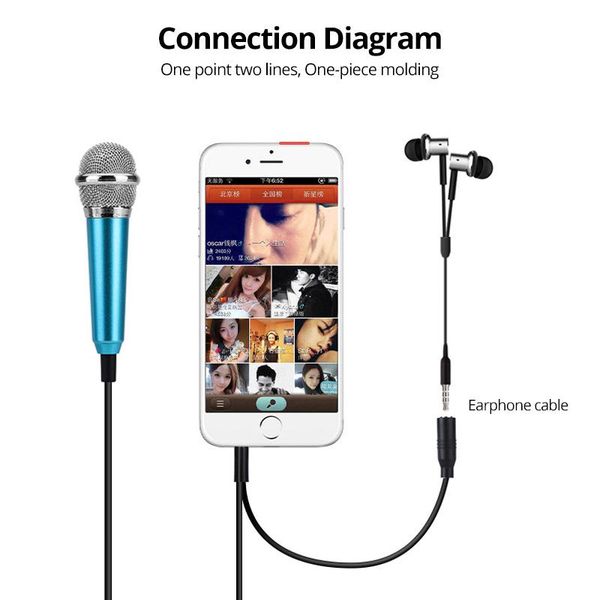 mini microphone for mobile phone portable cellphone mic 3.5mm microfone andriod singer mikrofon metal microphones
mini microphone for mobile phone portable cellphone mic 3.5mm microfone andriod singer mikrofon metal microphones
