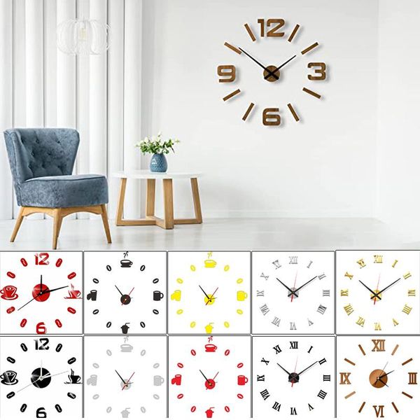 wall clocks diy 3d mirror sticker clock acrylic detachable living room bedroom background decoration 20-40cm
wall clocks diy 3d mirror sticker clock acrylic detachable living room bedroom background decoration 20-40cm