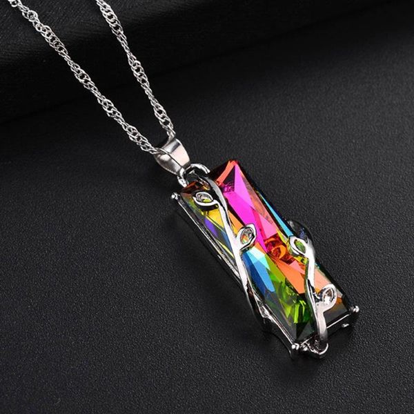 rainbow stone tree of life pendant necklace for women men long chain crystal glass leaves square necklaces statement jewelry, Silver
rainbow stone tree of life pendant necklace for women men long chain crystal glass leaves square necklaces statement jewelry, Silver