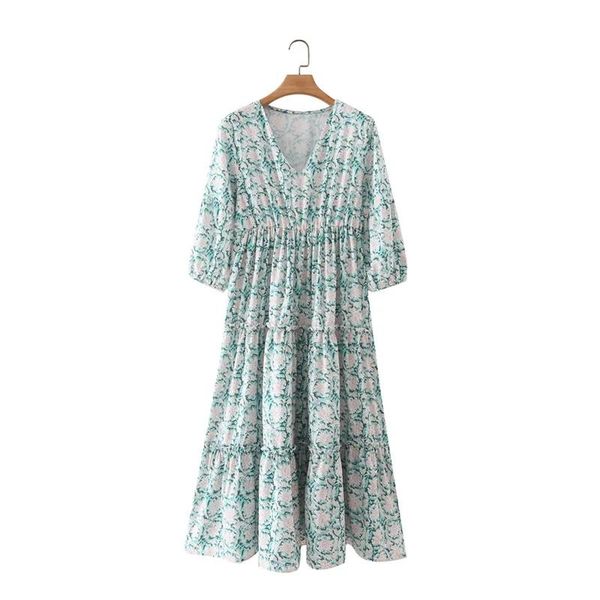 casual dresses women digital print tiered ruffle midi dress female three quarter sleeve clothes lady loose vestido d8190, Black;gray
casual dresses women digital print tiered ruffle midi dress female three quarter sleeve clothes lady loose vestido d8190, Black;gray