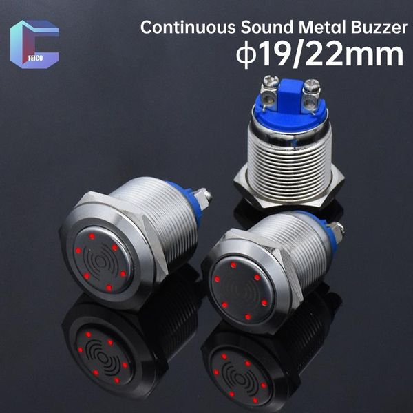 smart home control 19 22mm metal buzzer red led with continuous sound alarm indicator light signal lamp 12v 24v stainless steel shell
smart home control 19 22mm metal buzzer red led with continuous sound alarm indicator light signal lamp 12v 24v stainless steel shell